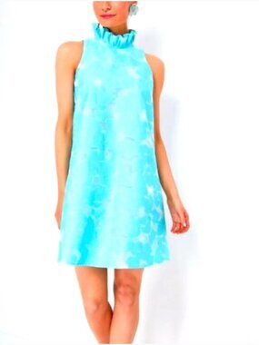 Tuckernuck Cyan Fil Coupe Blythe Dress XXL